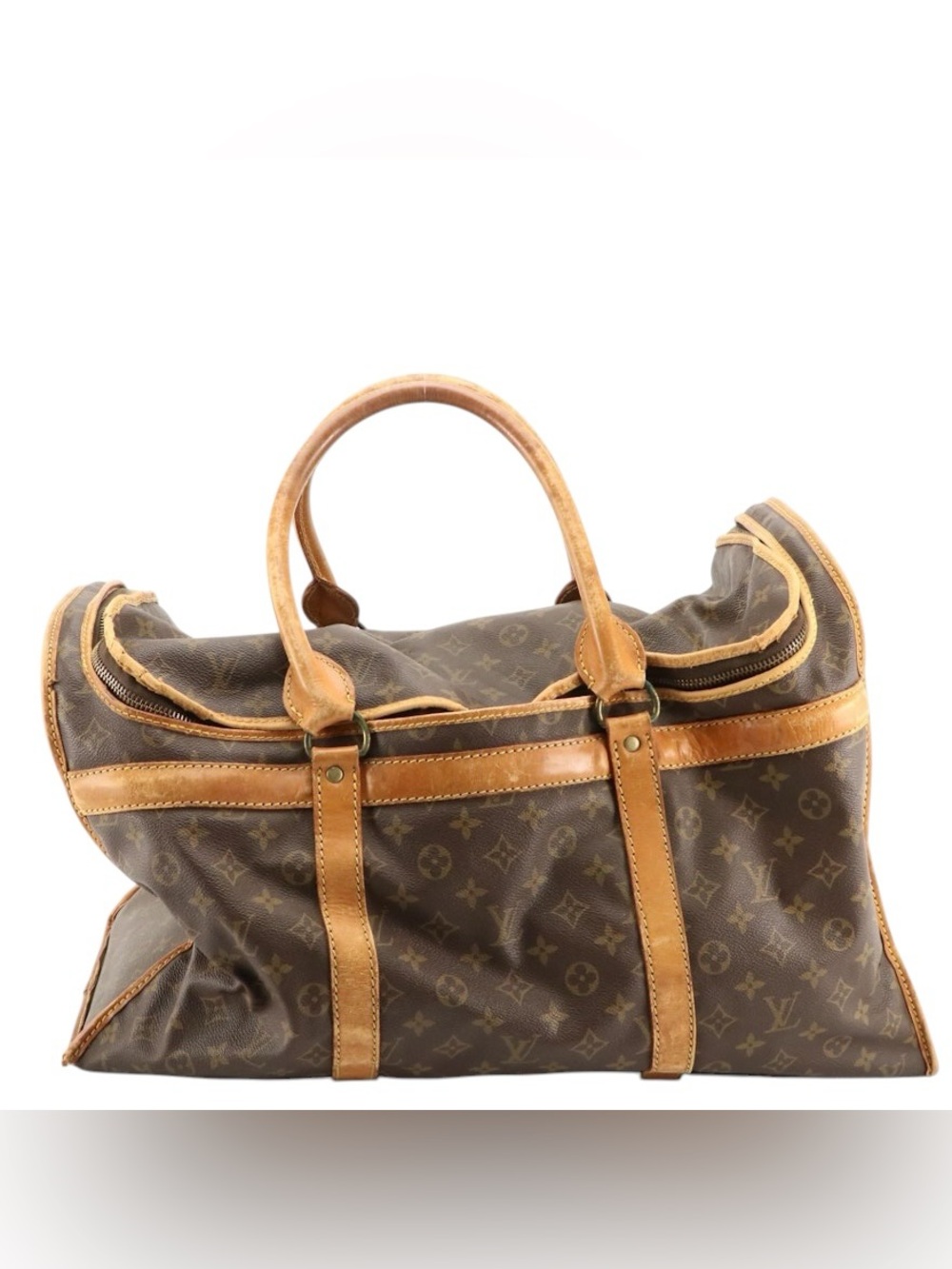 Louis Vuitton Sac Chasseur 55 LV Monogram Canvas Vintage Travel Bag Luggage Tote - Picture 7 of 13